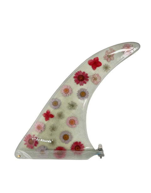 Flower Power - Reform Customs - 9" All-rounda Longboard Fin Reform Customs 9" Flowers 