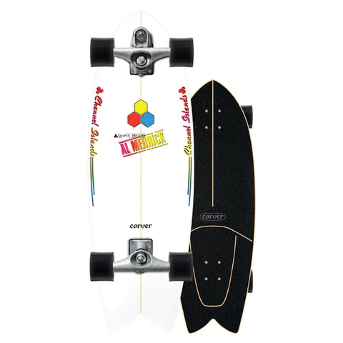 29.25" Channel Islands (CI) Fishbeard - C7 Complete Surf Skateboard - Carver Surf Skateboards Carver Skateboards   