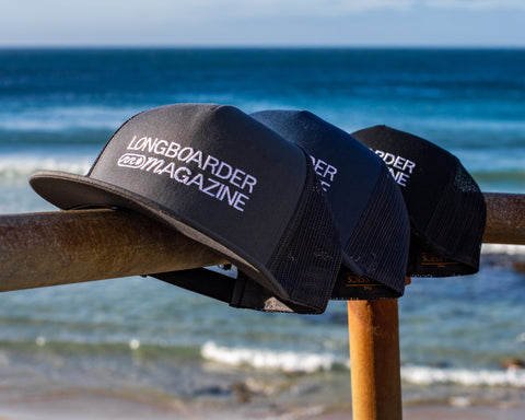 Longboarder Magazine Trucker Cap Cap Longboarder Magazine   