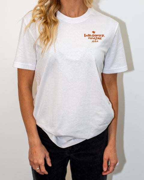 Good Times - Longboarder Magazine - Unisex T-Shirt White T-Shirt Longboarder Magazine   