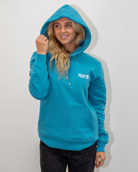 The Swirl Hoodie Unisex - 10 Over Surf - Atlantic Blue Hoodie 10 Over Surf Shop   