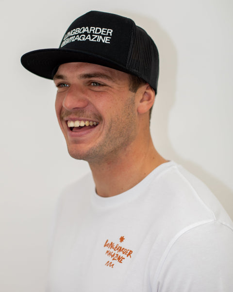 Longboarder Magazine Trucker Cap Cap Longboarder Magazine   