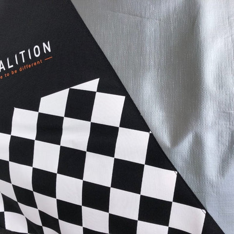 Koalition 5mm Surfboard Bag - Checker Silver - Multiple Sizes Surfboard Bag Koalition Fins   