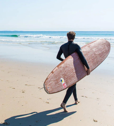 AQSS Bronze Whaler by Beau Young Longboard - Olive Surfboard AQSS   