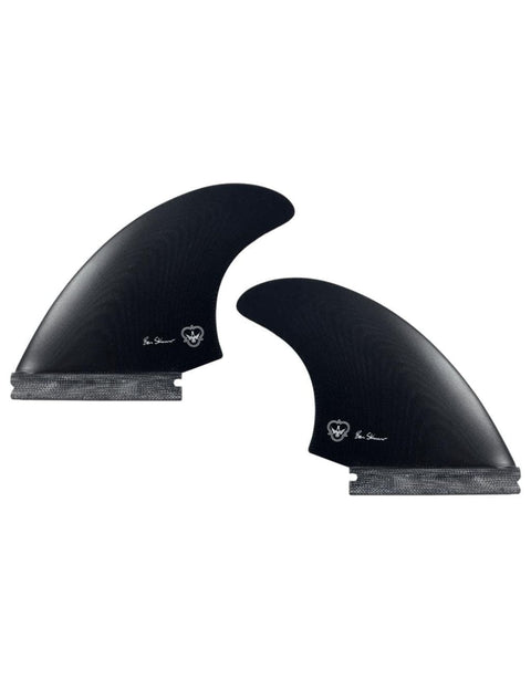 Flying Diamonds - Ben Skinner Twin 5" 7/16 Surfboard Fins Flying Diamonds Black FCS 
