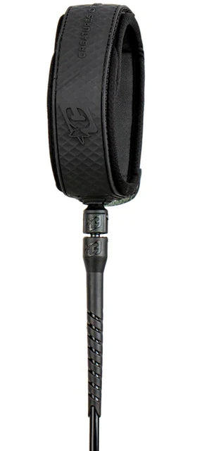 Creatures of Leisure Reliance 9' Longboard Knee Leash (Multiple Colour Options) Longboard Leash Creatures of Leisure Black 9' Leash 
