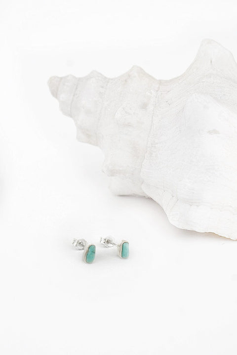 Blue Lagoon Studs Earrings Ocean Boheme   