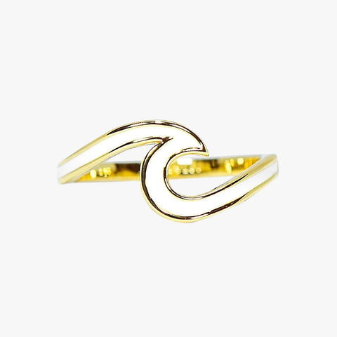 Pura Vida - Enamel Wave Ring Ring Pura Vida 6 Gold 