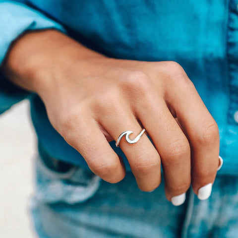 Pura Vida - Enamel Wave Ring Ring Pura Vida   