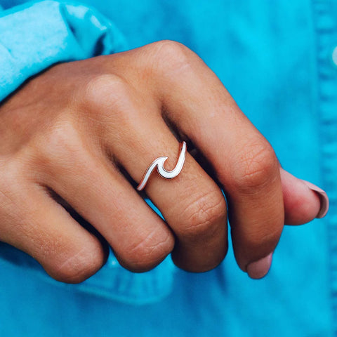 Pura Vida - Enamel Wave Ring Ring Pura Vida   