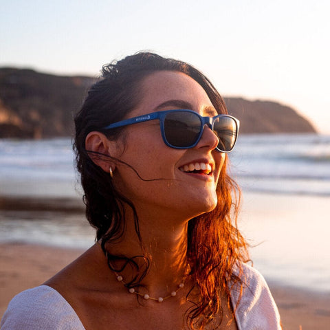 Waterhaul Sunglasses - Fitzroy Navy - Polarised Grey Lens Sunglasses Waterhaul   
