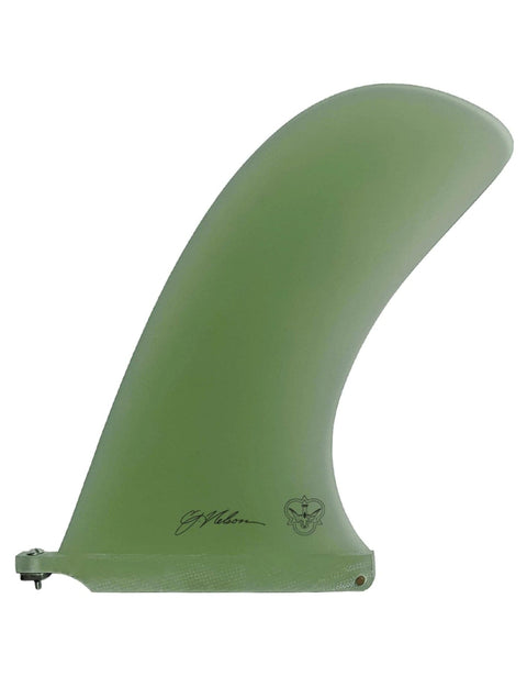Flying Diamonds - CJ Nelson - Cali Pivot 10" Single Fin Longboard Fin Flying Diamonds 10" Clear 