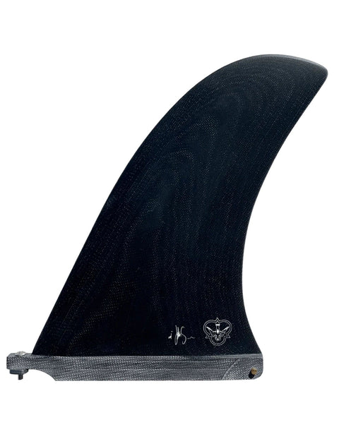 Flying Diamonds - Josh Seemann - Sea Monnster Pivot 11" Single Fin Longboard Fin Flying Diamonds 11" Black 