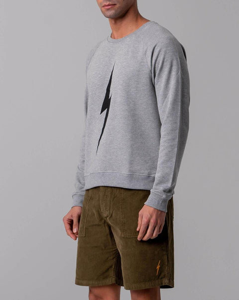 Forever Crew Sweatshirt - Lightning Bolt Surf Co Fleece Lightning Bolt   