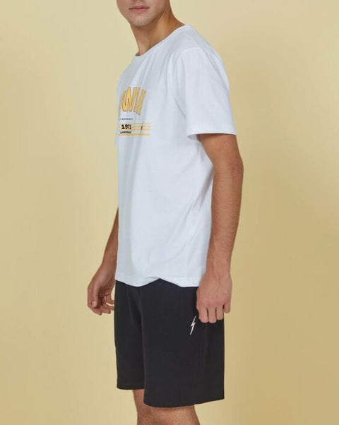 Homeland T-Shirt White - Lightning Bolt Surf Co T-Shirt Lightning Bolt   