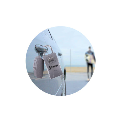 Key Lock - Lockbox For Keys - MAXI Silver - Surflogic Lockbox Surflogic   