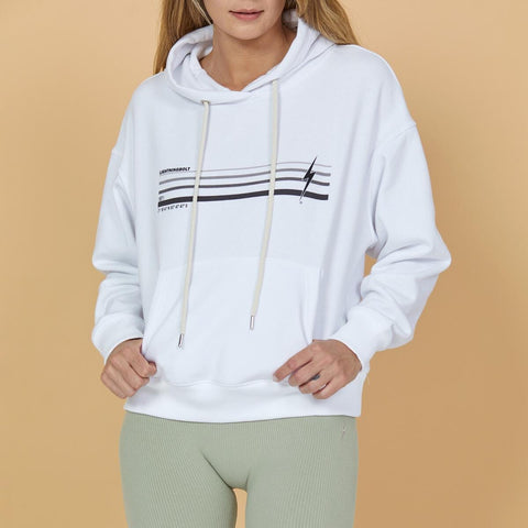 Land Womens Hoodie - Lightning Bolt Surf Co Hoodie Lightning Bolt   