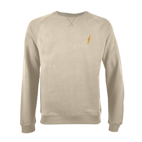 Essential Fleece Crew Sweatshirt - Lightning Bolt Surf Co Fleece Lightning Bolt Extra Small  
