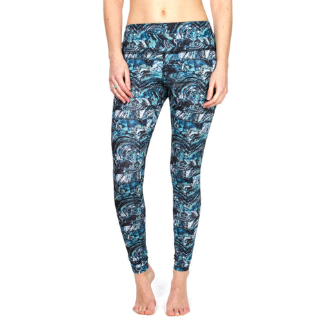 OLAS - Surf & Yoga Leggings - Marble Wave Yoga Leggings OLAS Small  