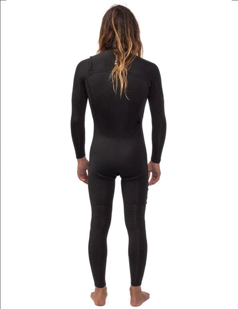 Mens Wetsuit / 5/4mm Thick / Model: Seven Seas II Full Chest Zip / Black Colour Wetsuits VISSLA   