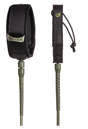 Creatures of Leisure Reliance 9' Longboard Knee Leash (Multiple Colour Options) Longboard Leash Creatures of Leisure Military 9' Leash 