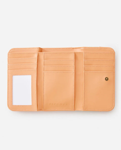 Mixed Floral Mid Wallet - Light Orange Wallet Rip Curl   