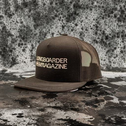 Longboarder Magazine Trucker Cap Cap Longboarder Magazine   