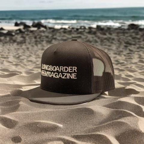 Longboarder Magazine Trucker Cap Cap Longboarder Magazine   