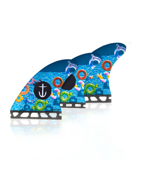 Pool Party - Medium - Futures - Surfboard Fin Surfboard Fins Captain Fin Co   