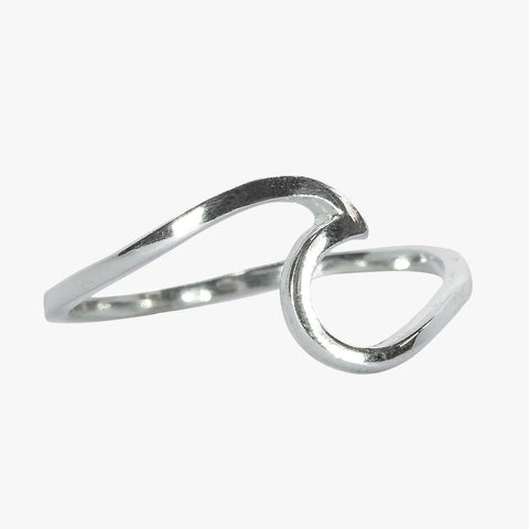 Pura Vida - Wave Ring Ring Pura Vida 6 Silver 