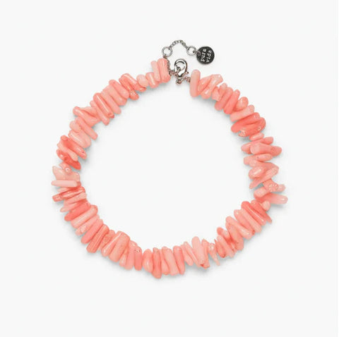 Pura Vida - Pink Coral Anklet Anklet Pura Vida   