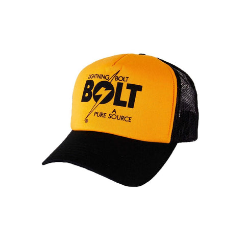 A Pure Source Trucker Cap - Lightning Bolt Surf Co Cap Lightning Bolt Medium/Large  