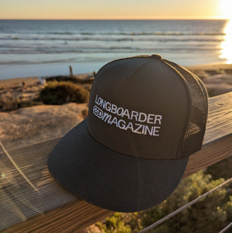 Longboarder Magazine Trucker Cap Cap Longboarder Magazine   