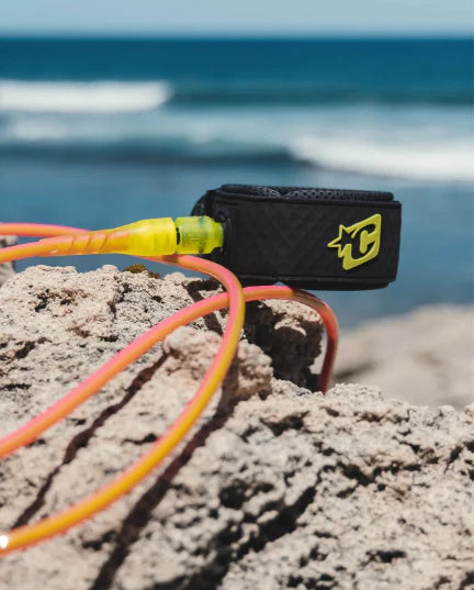 Reliance Comp 6' Surfboard Leash - Cherry Mango - Creatures of Leisure Surfboard Leash Creatures of Leisure   