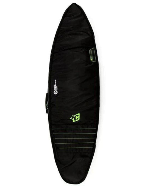 10mm Shortboard Double Surfboard Bag - Black & Lime - Creatures of Leisure - Multiple Sizes Surfboard Bag Creatures of Leisure   