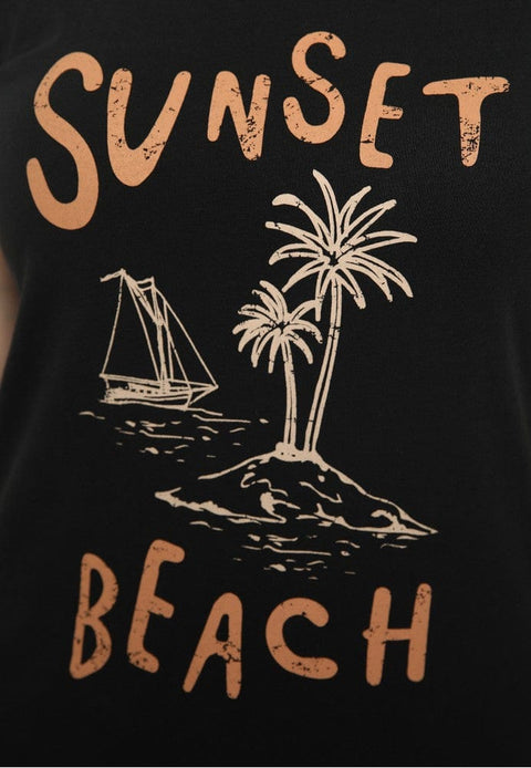 Sisstrevolution - Sunset Womens T-shirt T-Shirt Sisstrevolution   