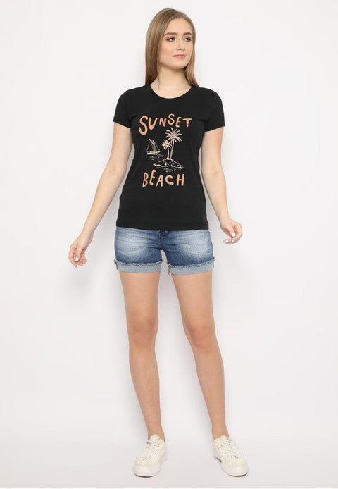 Sisstrevolution - Sunset Womens T-shirt T-Shirt Sisstrevolution   