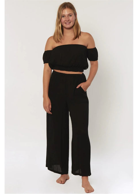 Sisstrevolution - Turning Tides WVN Pants Pants Sisstrevolution Large Black 