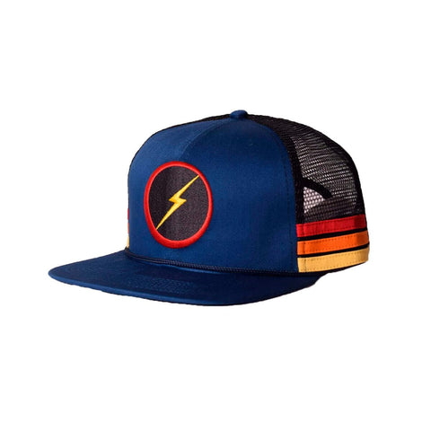 Sunset Stripe Trucker Cap - Lightning Bolt Surf Co Cap Lightning Bolt Medium/Large  