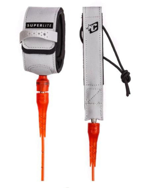 Superlite Comp 6' Surfboard Leash - Fluro Red Speckle Cement - Creatures of Leisure Surfboard Leash Creatures of Leisure   
