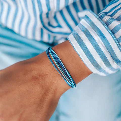 Pura Vida - Charity Bracelet - Charity: Surfrider Bracelet Pura Vida   