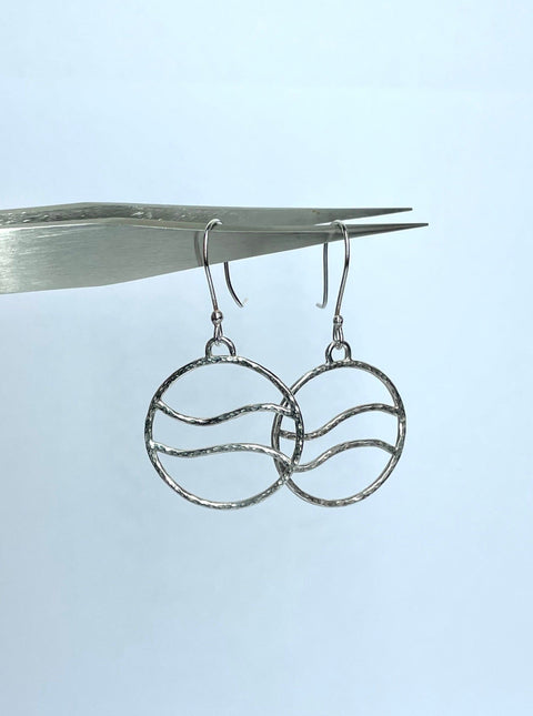 Circle Waves Earrings Earrings Teylu   