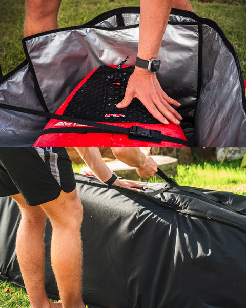 The Tour Travel (7x) Surfboard Bag 7' - Night - Veia Surfboard Bag Veia   