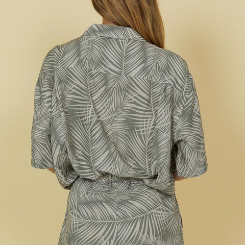 Oversized Tropical Earth Shirt Womens - Lightning Bolt Surf Co Shirts Lightning Bolt   