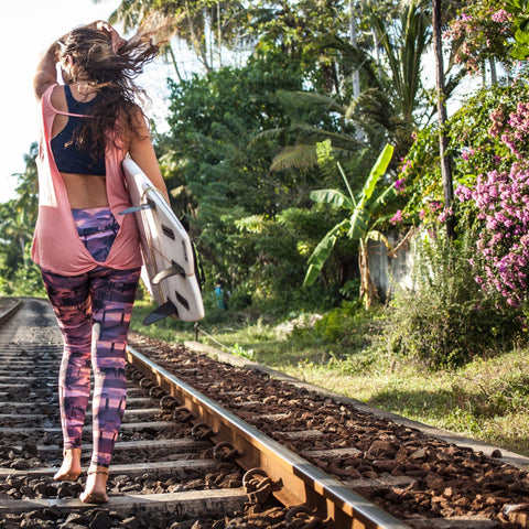 OLAS - Surf & Yoga Leggings - Tropical Prism Yoga Leggings OLAS   