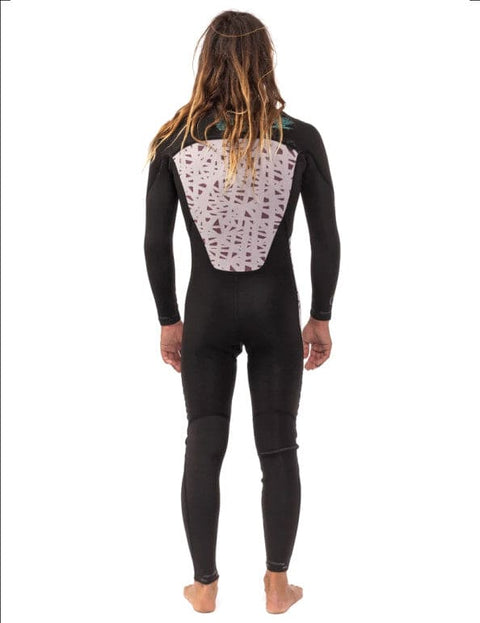 Mens Wetsuit / 5/4mm Thick / Model: Seven Seas II Full Chest Zip / Black Colour Wetsuits VISSLA   