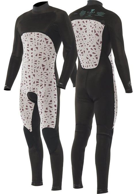 Vissla Mens Wetsuit / 4/3mm Thick / Model: 7 Seas Chest Zip / Dark Slate Colour Wetsuits VISSLA   