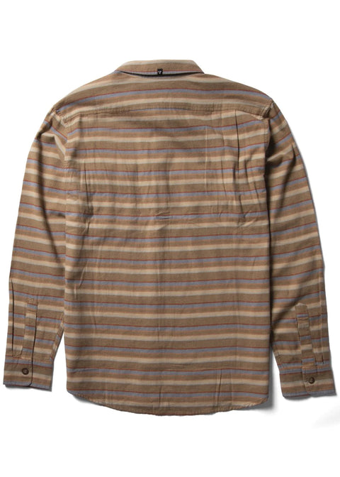 Vissla Central Coast Eco LS Flannel - Kangaroo - Vissla Shirts VISSLA   