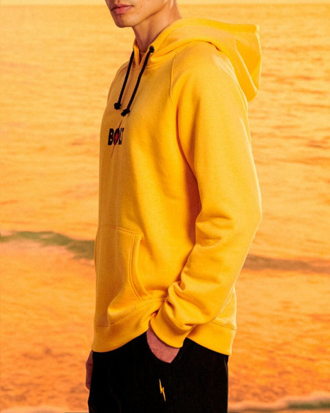 Yellow Bolt Hoodie - Lightning Bolt Surf Co Hoodie Lightning Bolt   