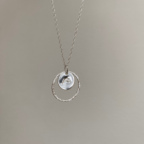 Wave Hoop Necklace Necklace Teylu   